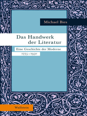 cover image of Das Handwerk der Literatur
